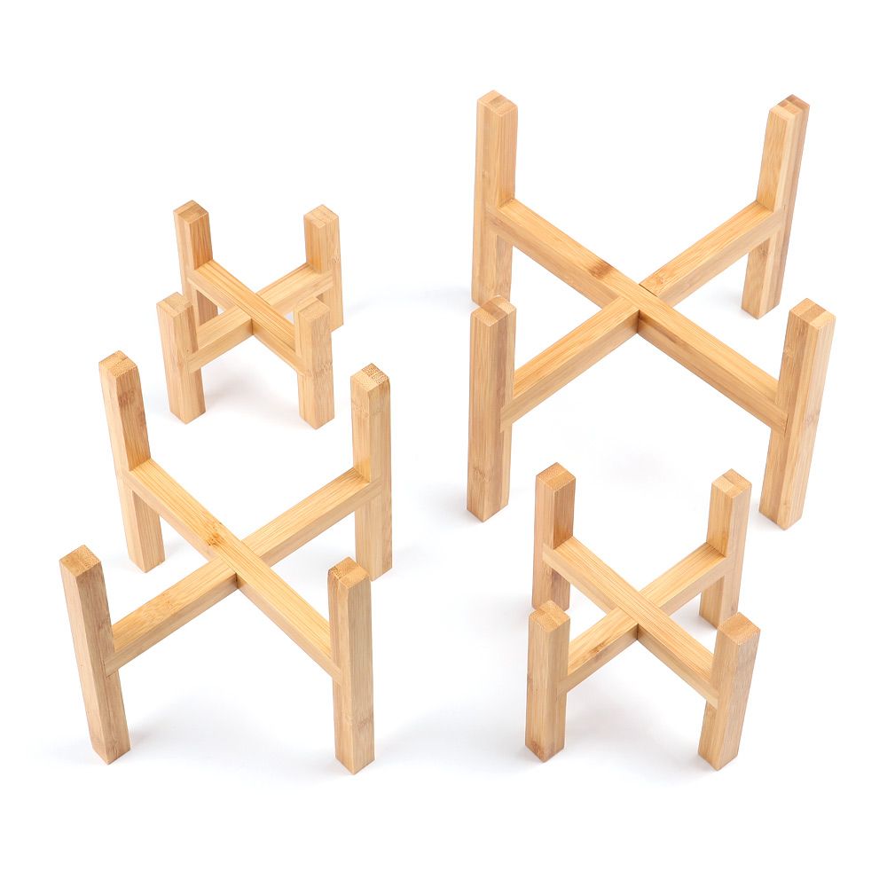 Bonsai Garden Display Stands - Holz Blumentopf halter bodens tehende Bonsai