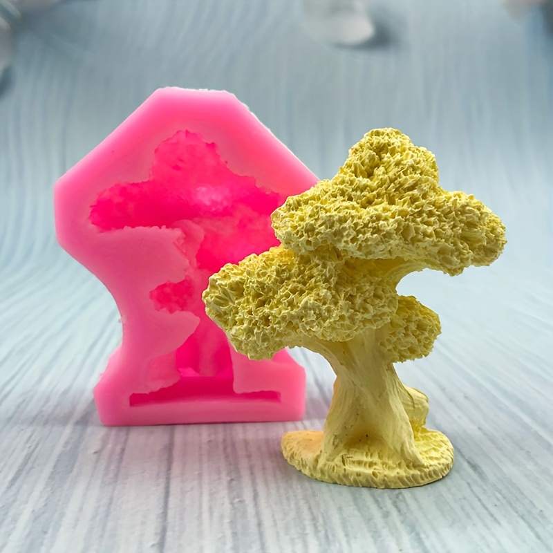 Bonsai Garden Decor - 1 Stück, Kleine Bonsai-Baum Silikonform für