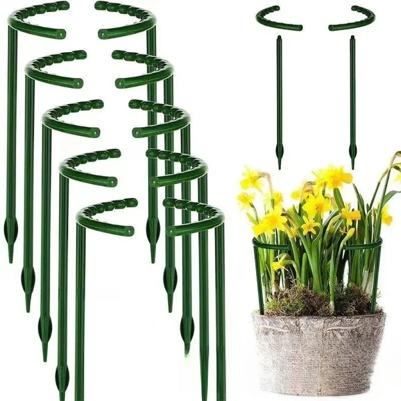 Bonsai Garden Tools - Pflanzenstütze Garten-Halbkreis-Blumenständer Käfig Pflanzen-Fixierstab Rankhilfe Rankenstütze