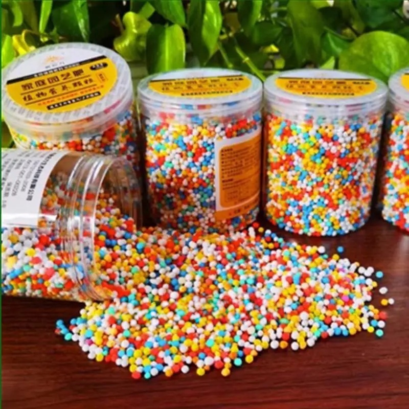 Bonsai Soil Akadama - 500 g Allzweck-NPK-Verbunddünger, organischer körniger, bunter,