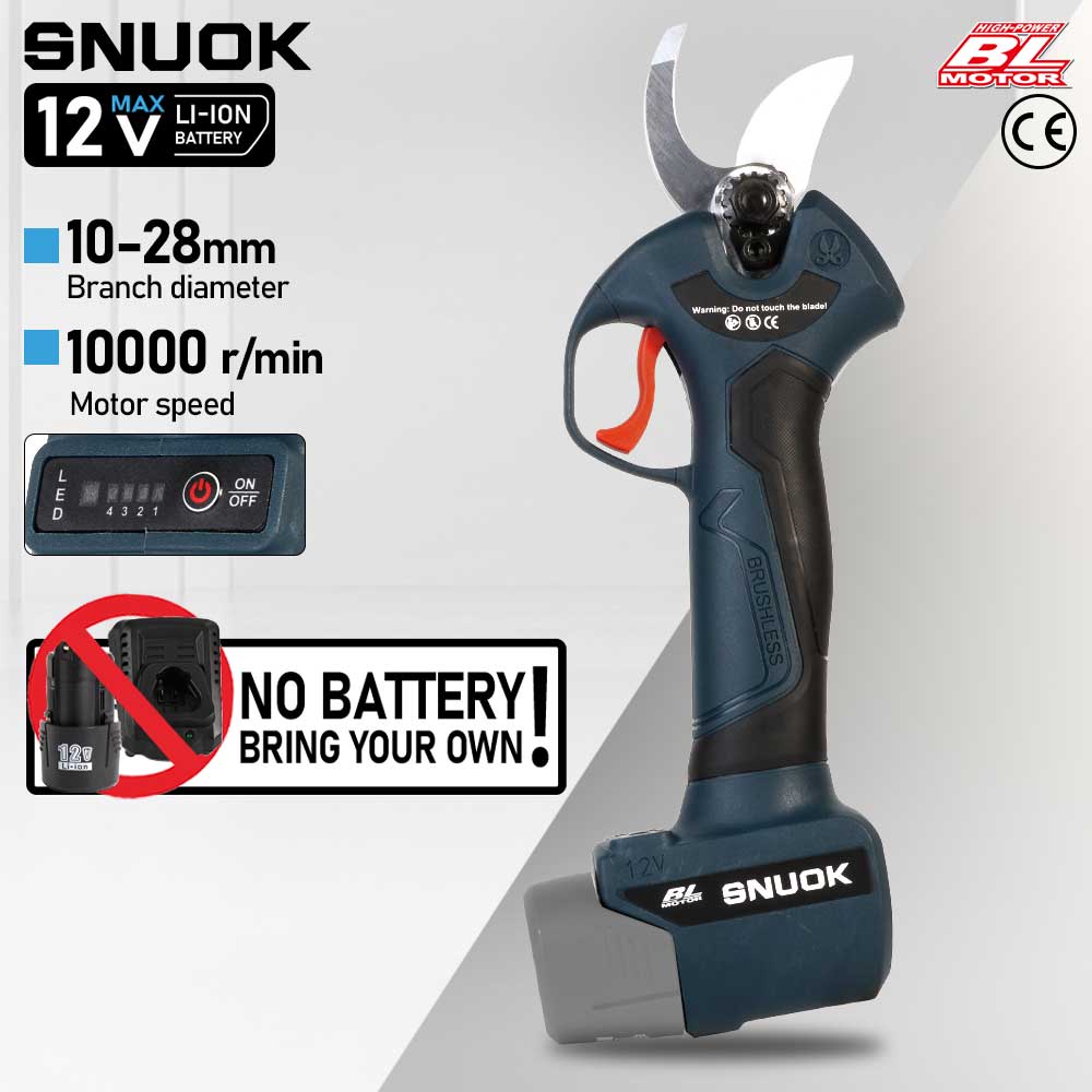 Bonsai Garden Tools - SNUOK 12V Bürstenlose Elektrische Gartenschere DIY