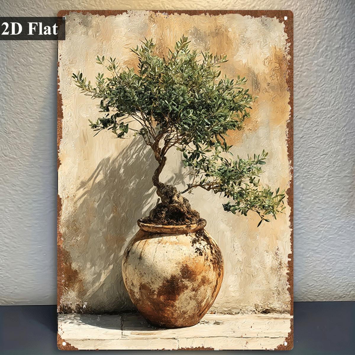 Vintage Metall-Blechschild mit – Bonsai Garden Wall Bewertung und Preis