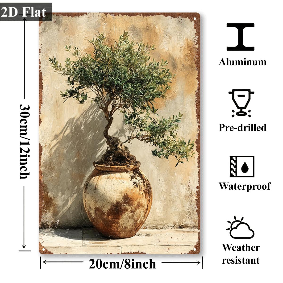 Vintage Metall-Blechschild mit – Bonsai Garden Wall Bewertung und Preis