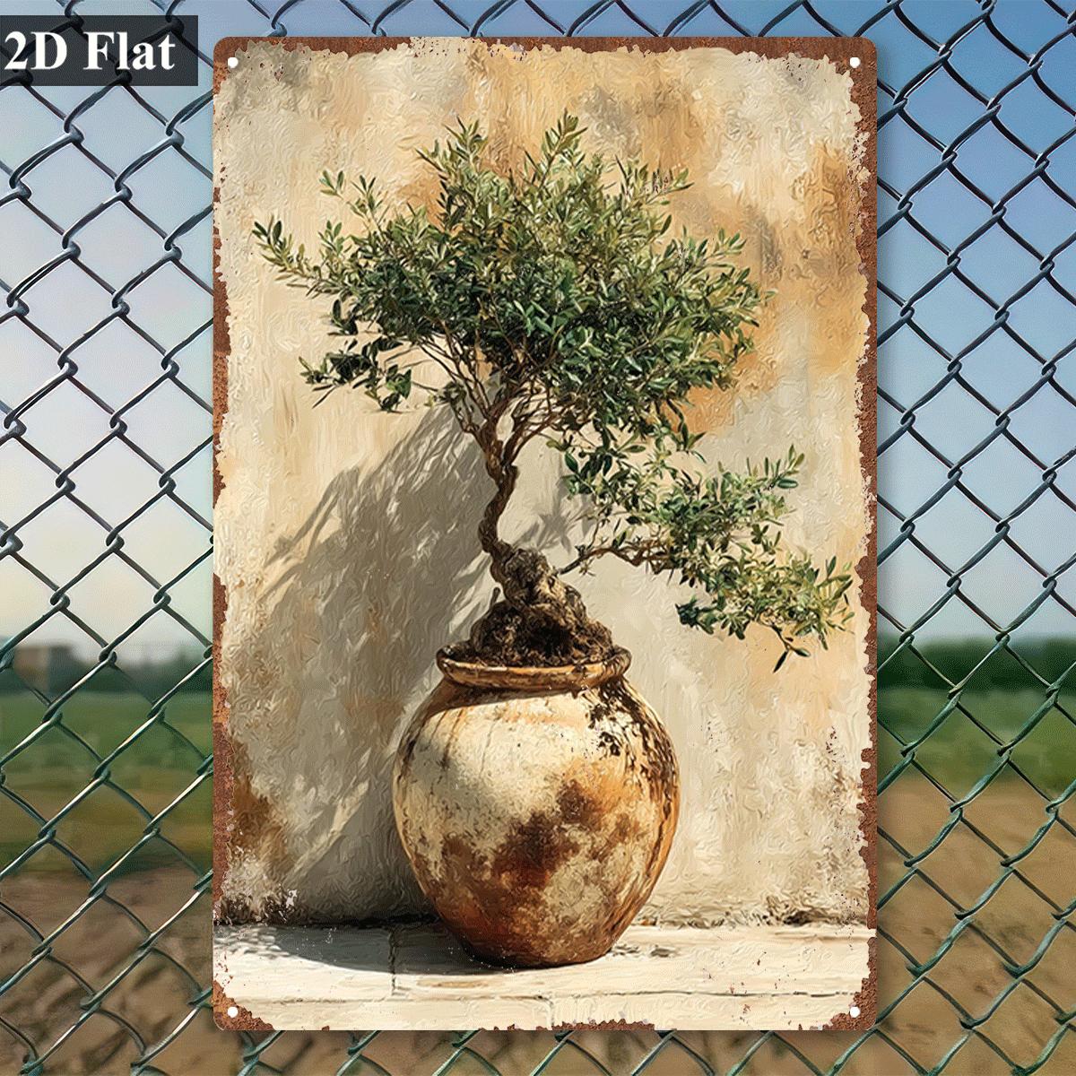 Vintage Metall-Blechschild mit – Bonsai Garden Wall Bewertung und Preis