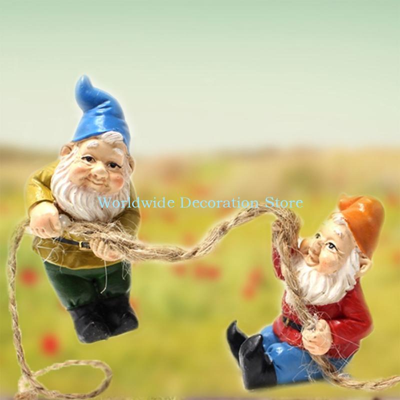 Q39B 4PCS Zwergharz Figuren Ba – Bonsai Garden Layout Bewertung und Preis