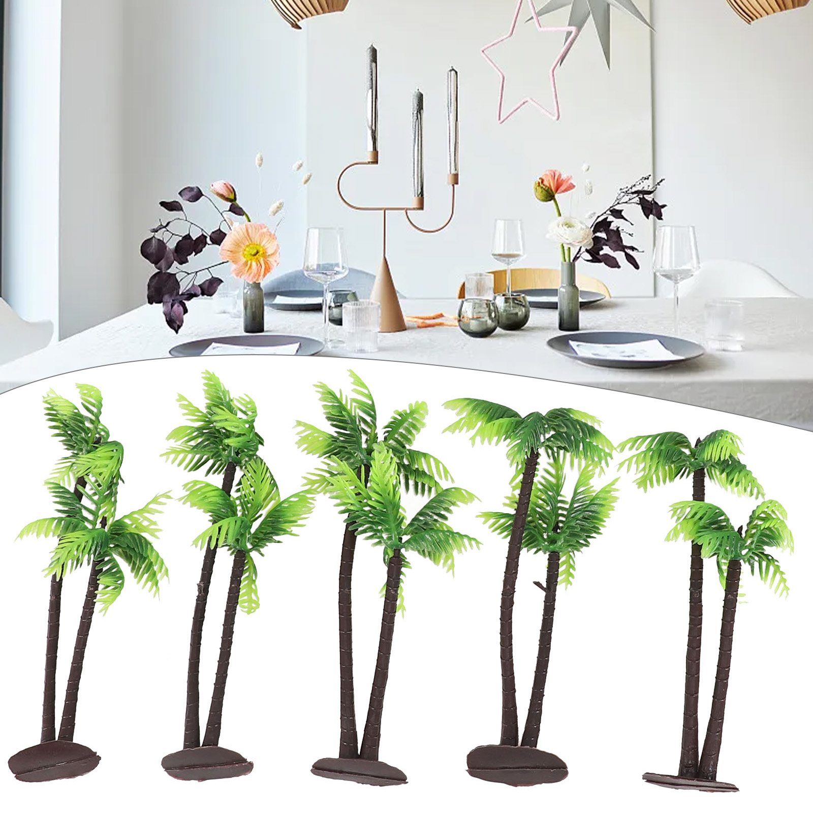 5 Stück handgefertigte Kokospa – Bonsai Garden Layout Bewertung und Preis