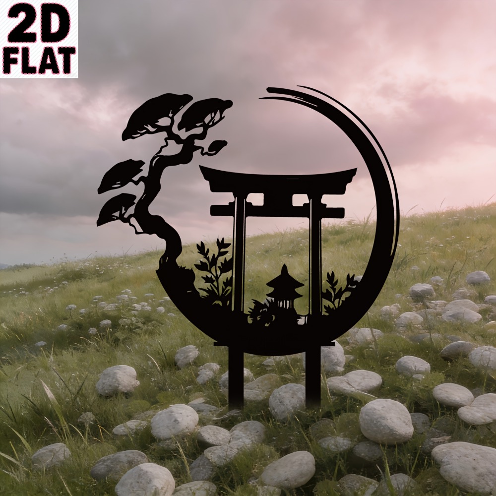 CIFBUY Metall-Wandkunst Torii- – Bonsai Garden Wall Bewertung und Preis