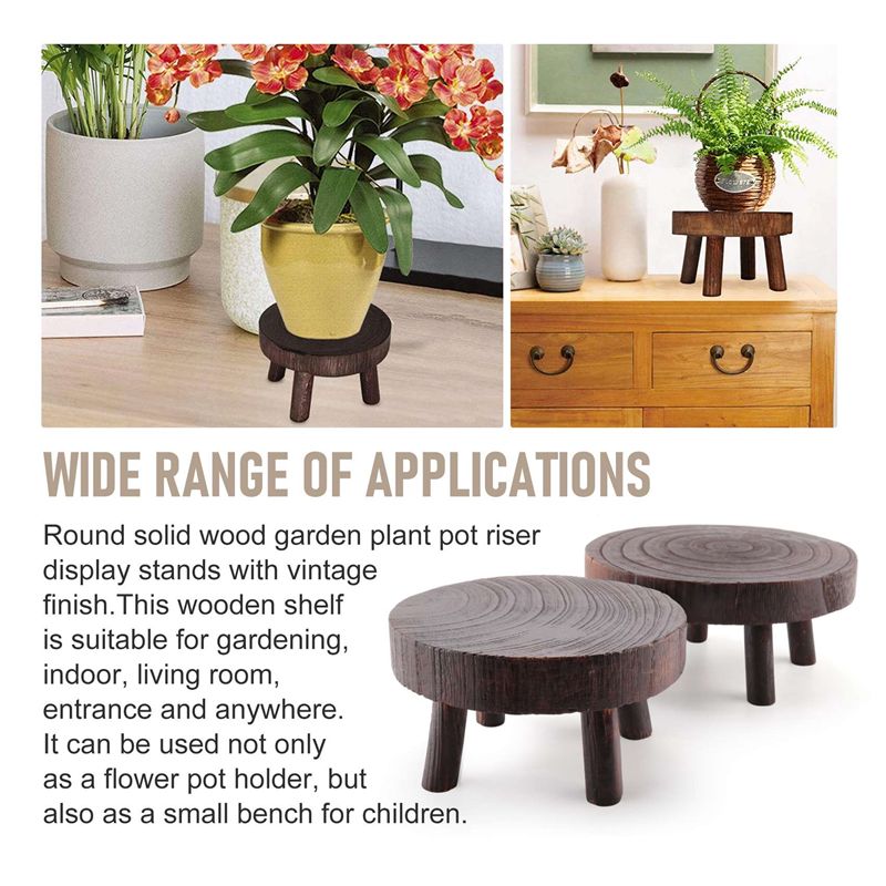 ABHU 2 Stück Mini-Holzhocker a – Bonsai Garden Display Stands Bewertung und Preis