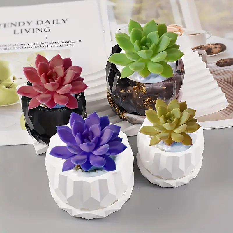 1 Set Silikon-Pflanzgefäßforme – Bonsai Garden Decor Bewertung und Preis