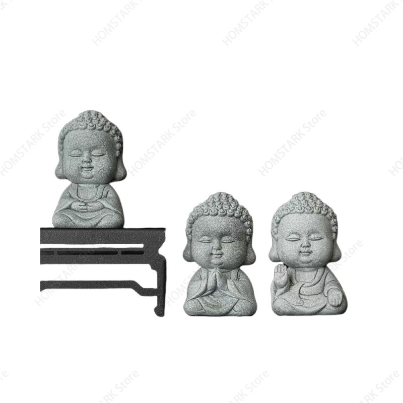 Mini-Buddha-Figur aus grünem S – Bonsai Garden Layout Bewertung und Preis