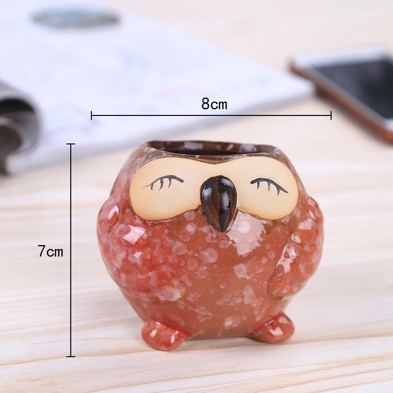 Mini Keramik-Eule Sukkulenten- – Bonsai Garden Wall Bewertung und Preis